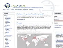 Tablet Screenshot of planet-lab.org